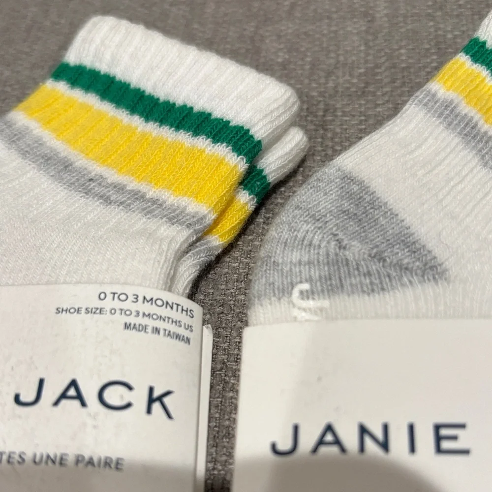 Janie and Jack baby Boys sock bundle NWT